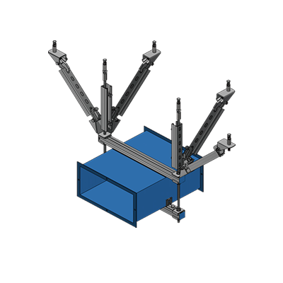 风管侧纵向抗震支架